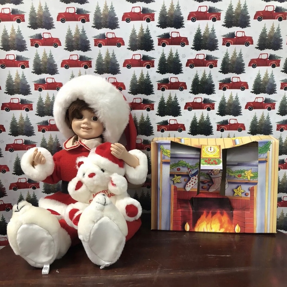 RARE 1987 Telco Animated Christmas Display Figure Doll